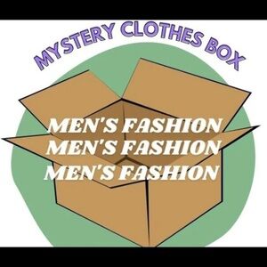 Mystery Box! ~ Men's Fashion, Mixed Styles Size large 4 - 6 pieces